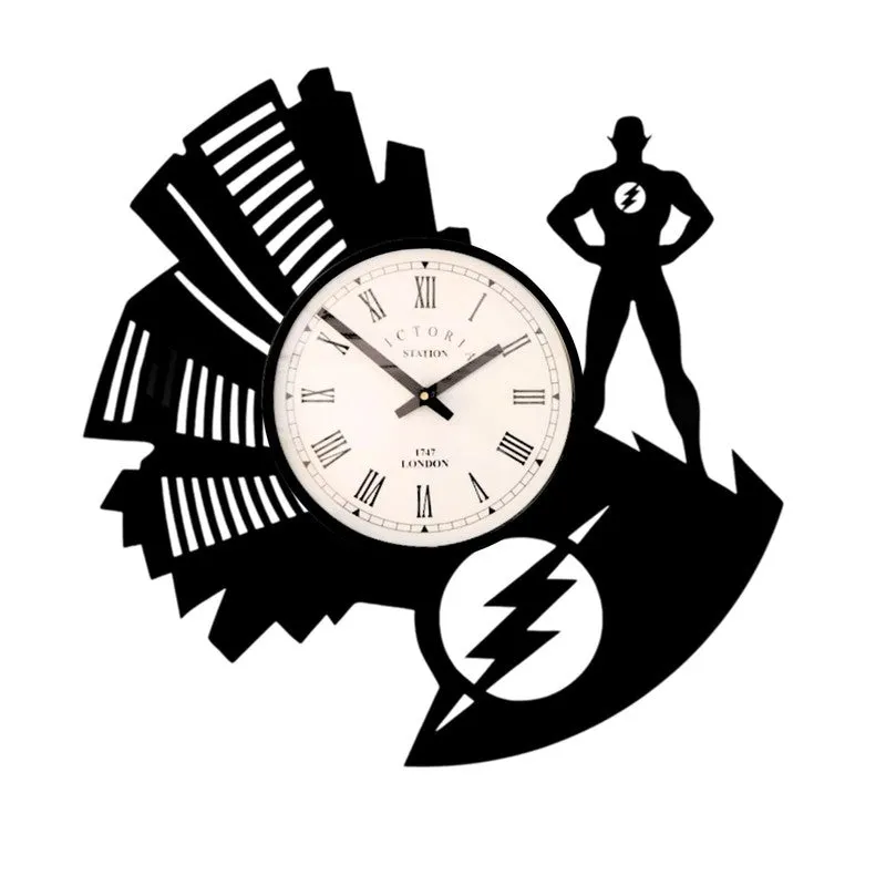 Spacedial Steel Analog Wall Clock - Black media 4