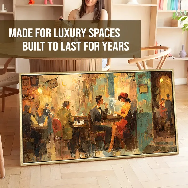 Convivial Canvas Wall Painting With Frame media 5
