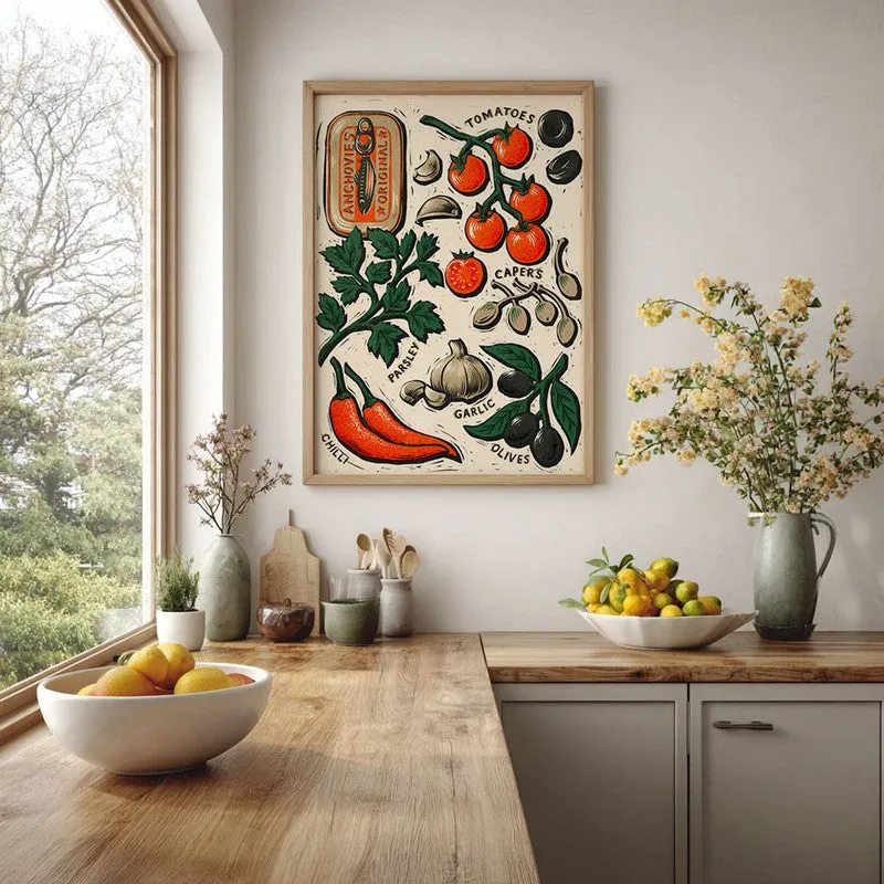 Flavour & Story Archival Canvas Wall Art - Brown media 5