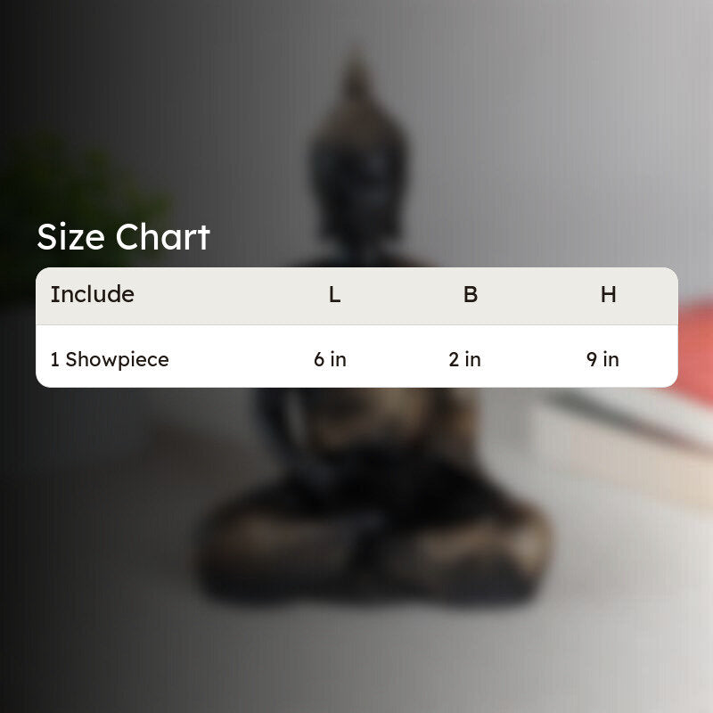 Tranquil Buddha Showpiece media 7