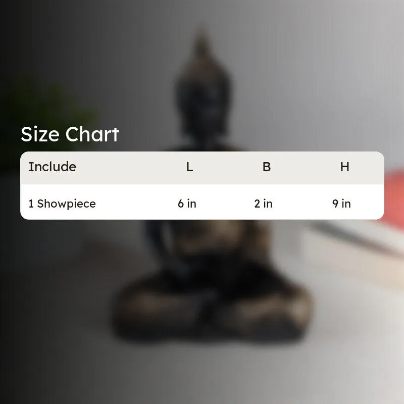 Tranquil Buddha Showpiece media 7