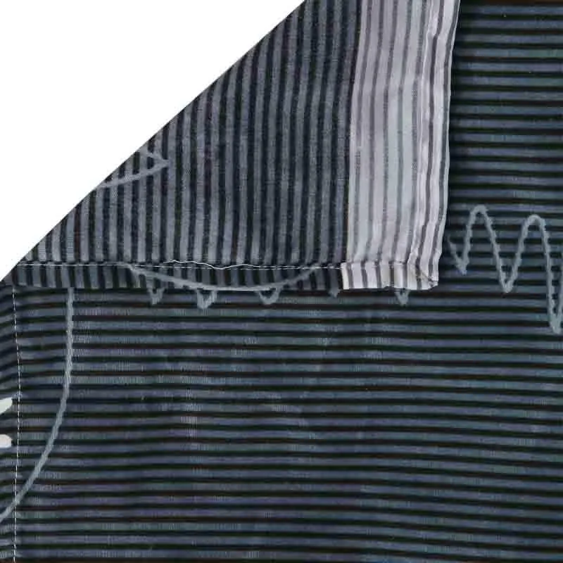 Pinstripes Drama Bedsheet - 140 GSM media 6