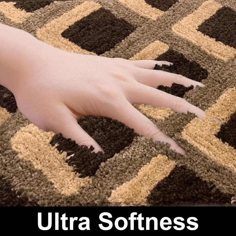 Soft Treads Microfiber Bath Mat - Brown media 4