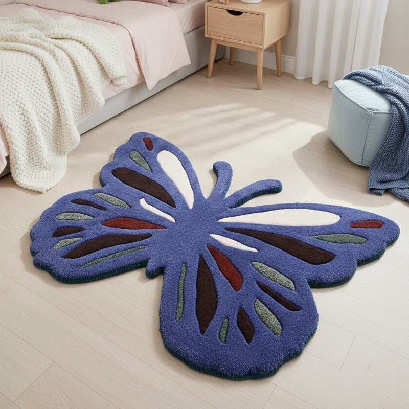 Graceful Flutter Tufted Wool Carpet media 3