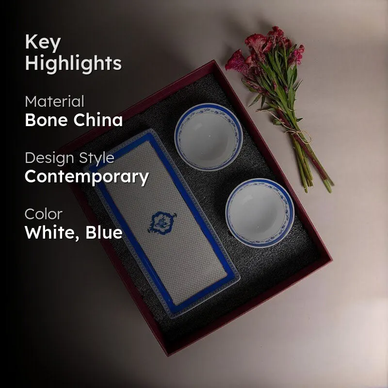 Hafsa Bowl & Tray Gift Box - Set Of Three media 2