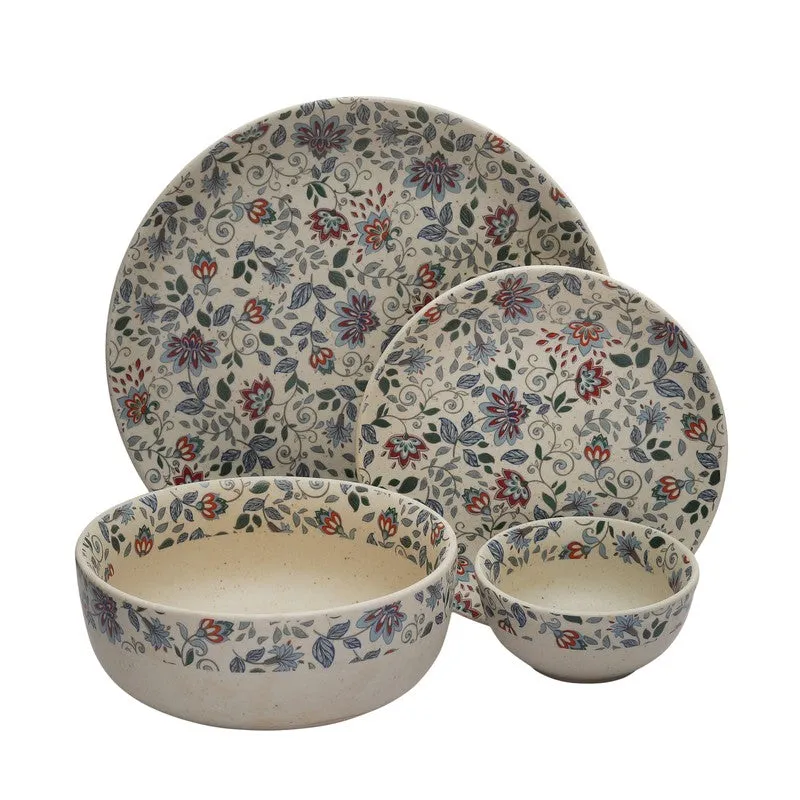 Florence Stoneware Dinner Set - 14 Piece Set media 4