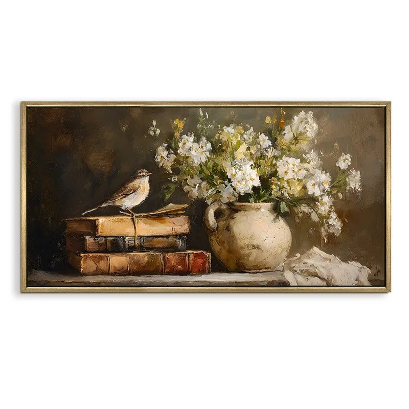 Romanticism Canvas Wall Painting With Frame media 3