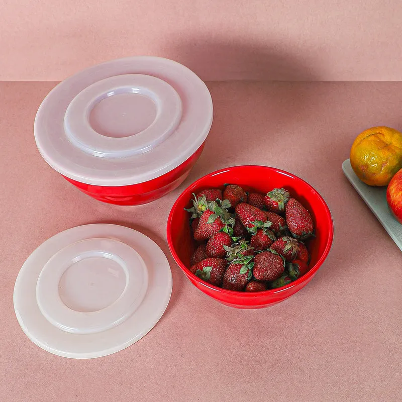 Maneva Serving Bowl (Red) - Set Of Two media 6