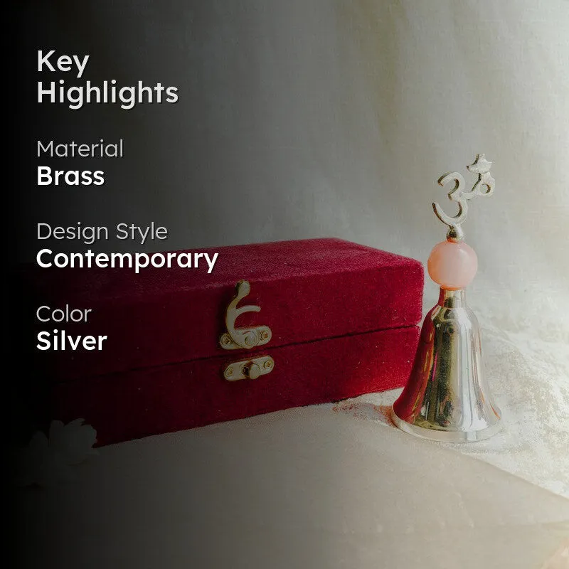 Mangala Dhvani German Silver Pooja Bell media 2