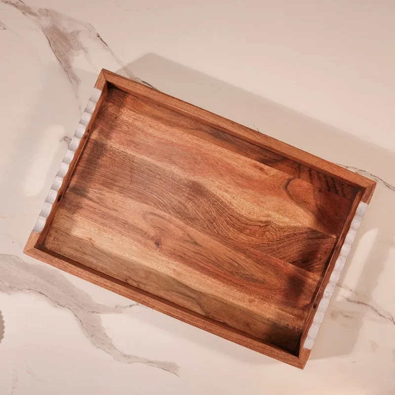 PureGrain Rectangular Wood Serving Trays media 7