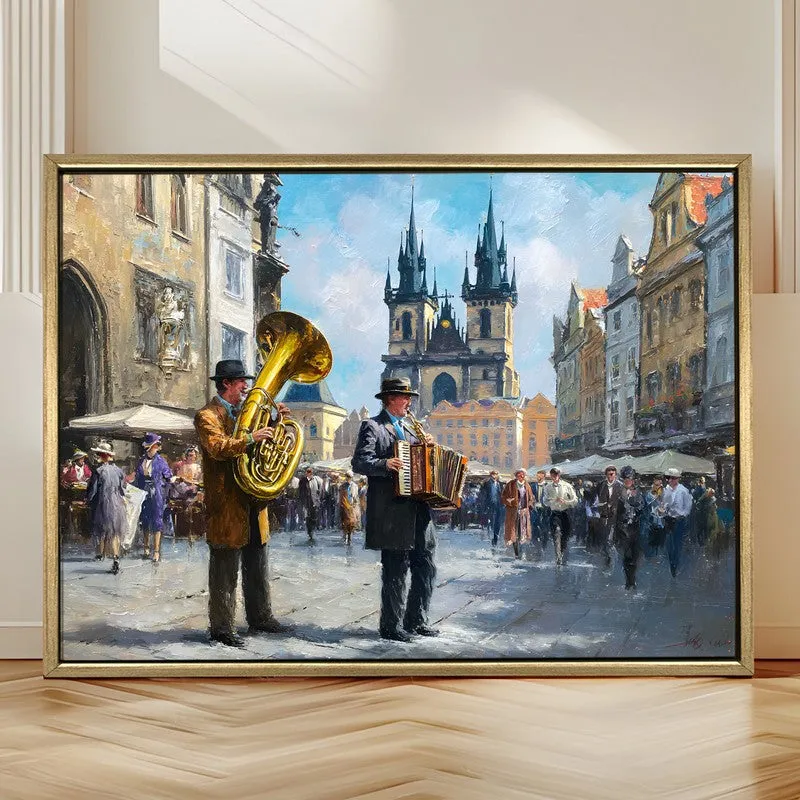 Rhapsody Canvas Wall Painting With Frame media 4