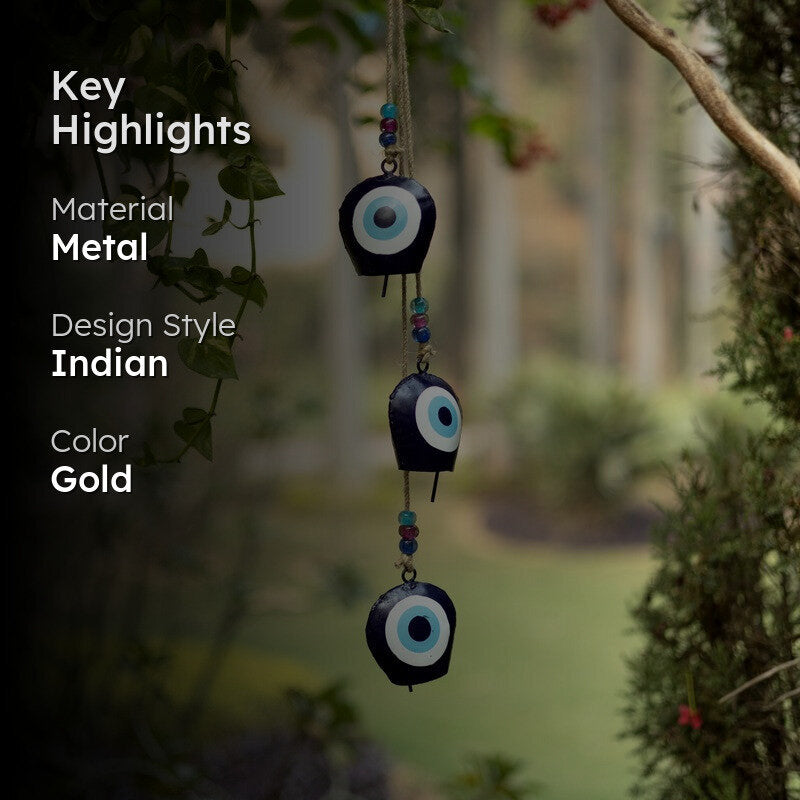 Evel Eye Decorative Metal Hanging Bell media 2