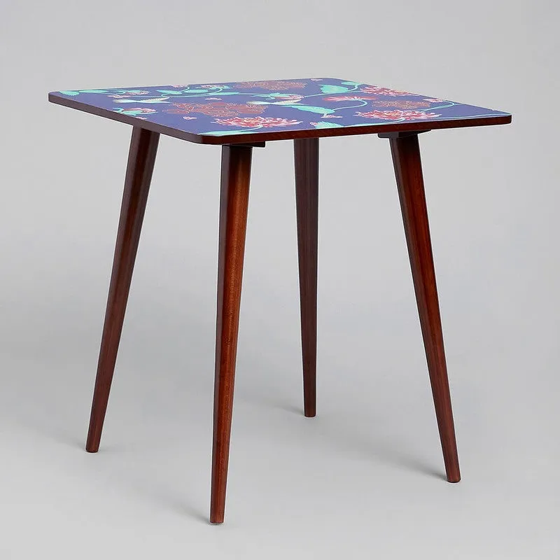 India Circus Wood Zinnian Square Side Table media 4