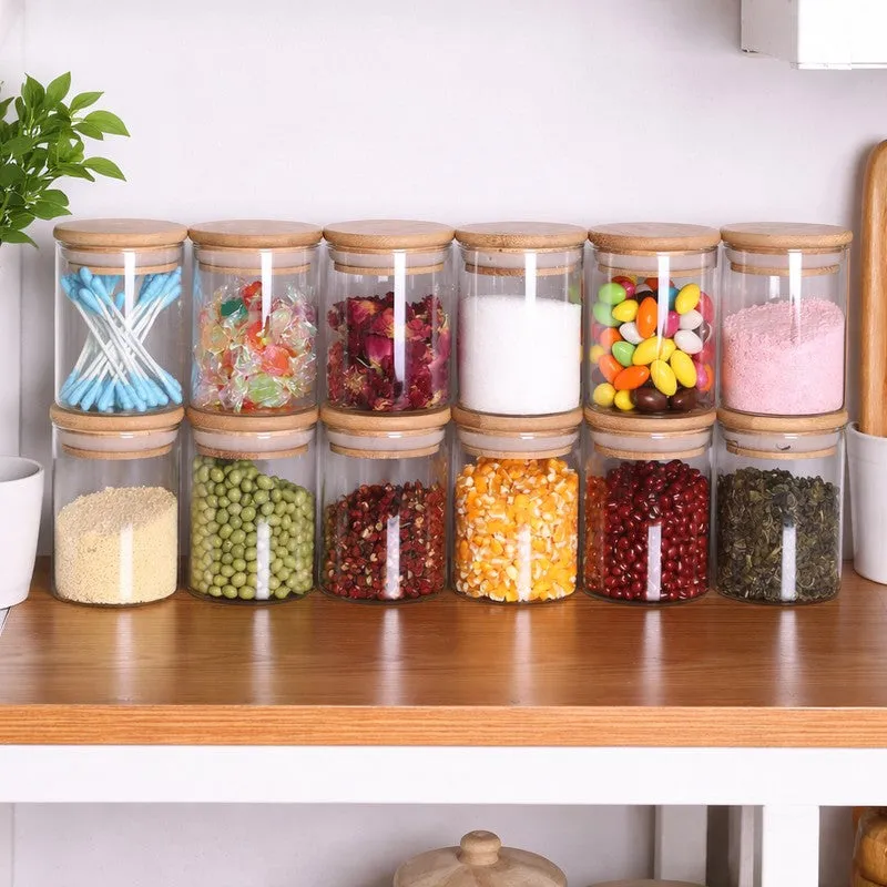 DesiCharm Pantry Jar (220 mL Each) - Set of Twelve media 1