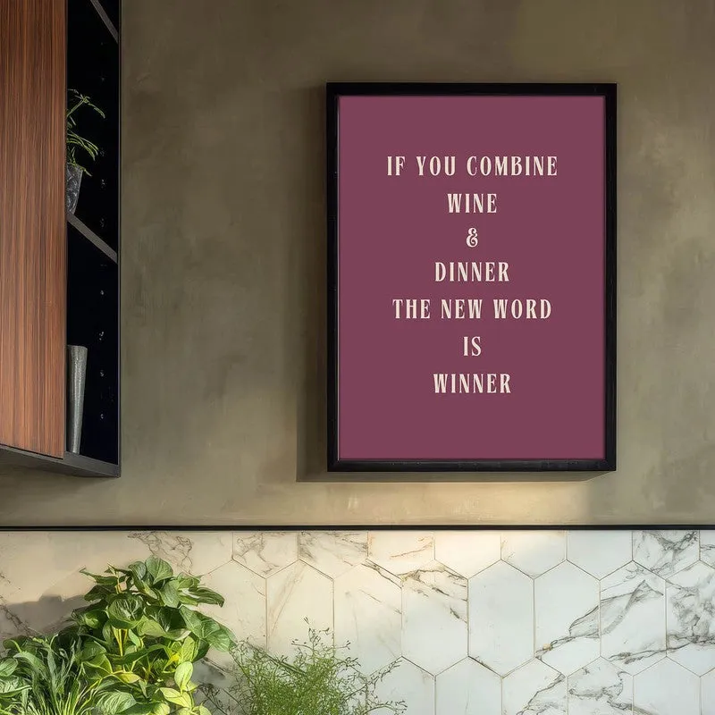 Savory Script Archival Canvas Wall Art - Black media 3