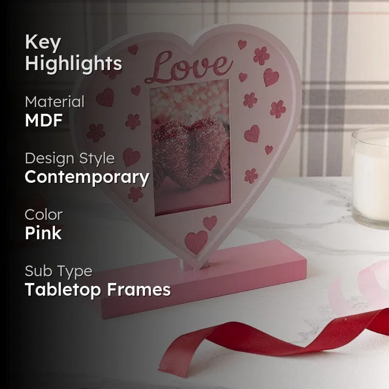 Love Gallery Photo Frame - Pink media 2