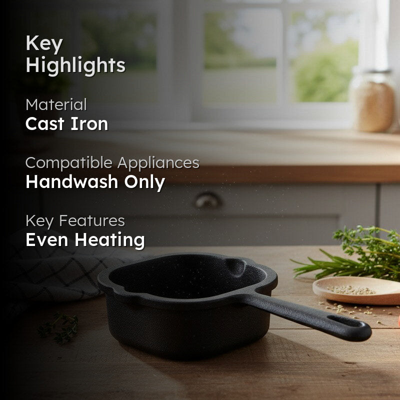 Quadro Cast Iron Tadka Pan media 2