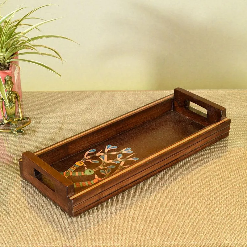 Indrapal Handcrafted Serving Tray media 1