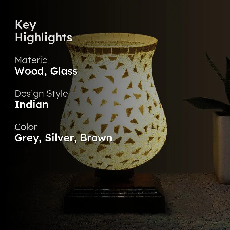 Vistara Mosaic Glass Table Lamp media 2
