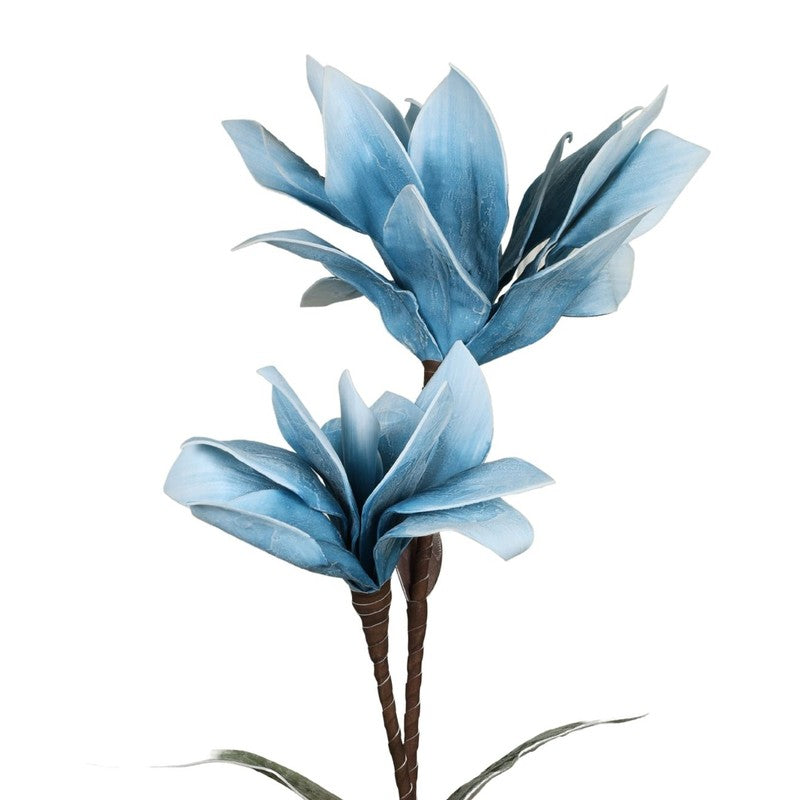 Artificial Velora Foam Flower Stick - Blue media 6