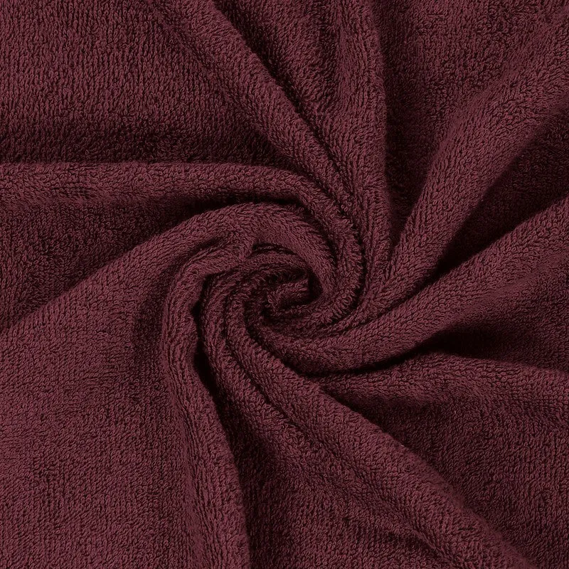 Monte Carlo Clean Wrap Pure Cotton Bath Towel - Wine media 8