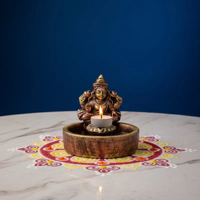 Amber Rangoli Diya media 3