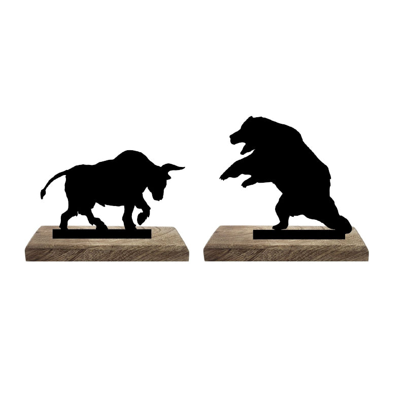 Bull and Bear Dynamics Showpiece - Set Of Two media 7