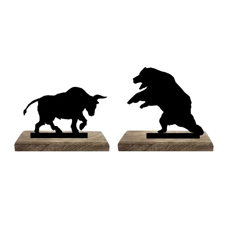 Bull and Bear Dynamics Showpiece - Set Of Two media 7