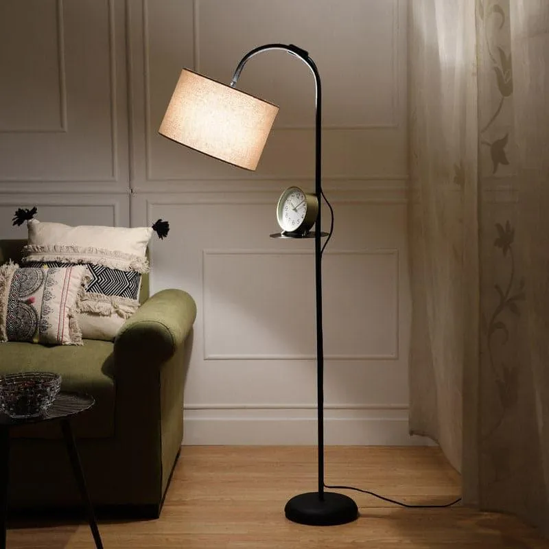 Seria Nyxa Floor Lamp With Shelf media 1