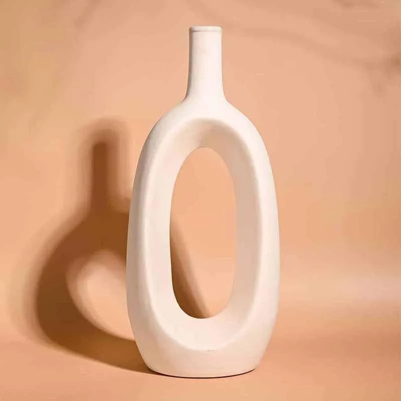 Ring Vase - White media 7