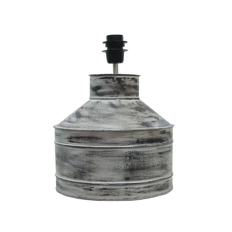 Cannister Fabric Table Lamp - White media 5