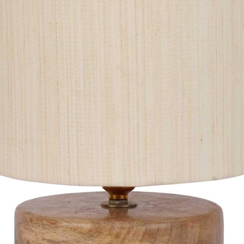 Saffia Fabric Table Lamp - Beige,Brown media 5