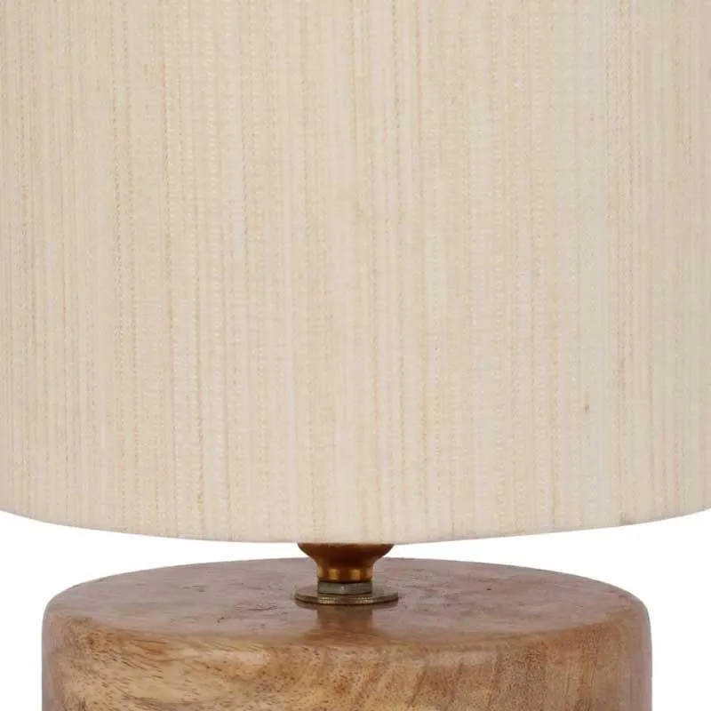 Saffia Fabric Table Lamp - Beige,Brown media 5