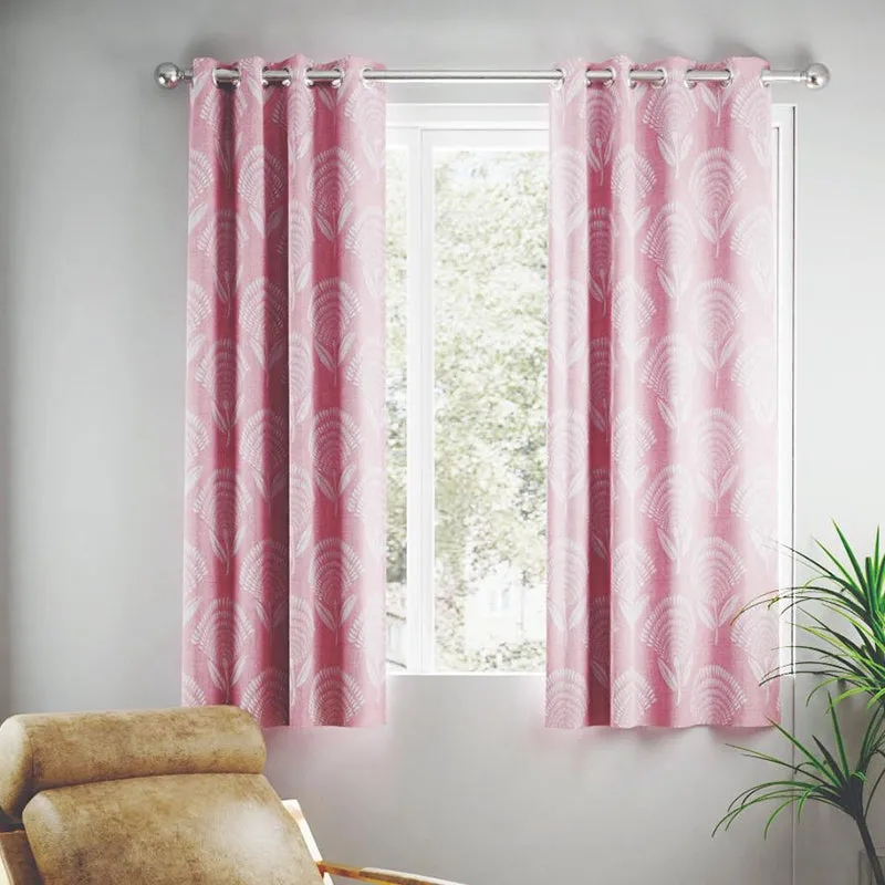 Funa Jaquard Floral Curtain - Set Of Two media 3