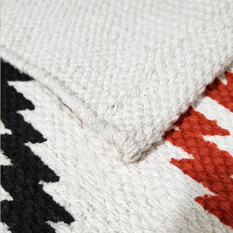 Geo Stride Cotton Runner Rug media 5
