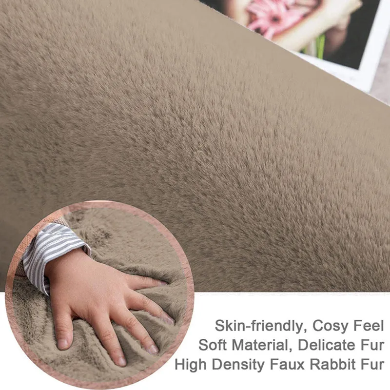 Ruffle Luxe Bath Mat - Taupe media 6