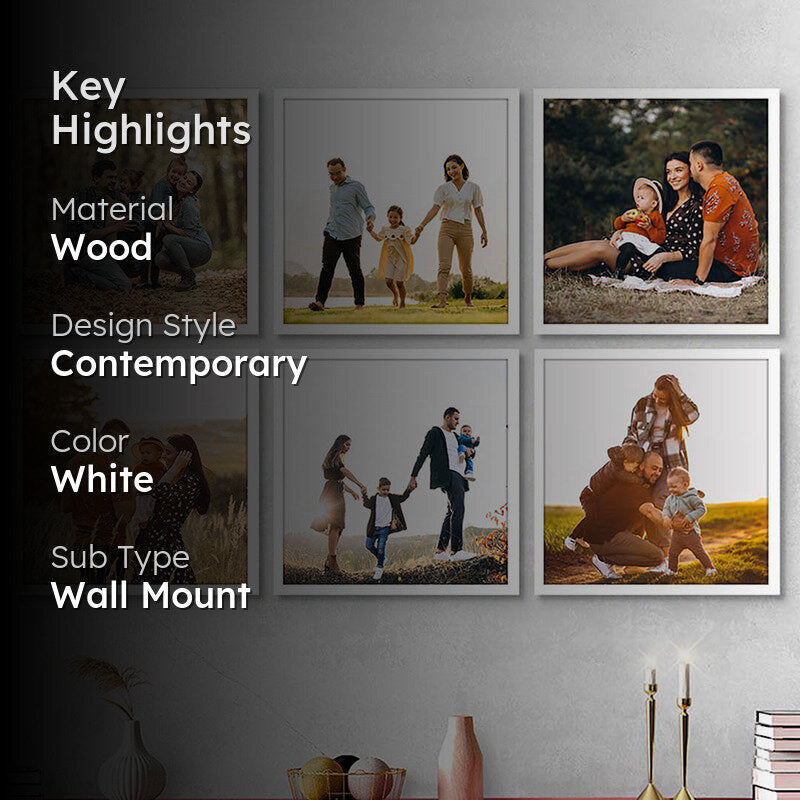 Georgy Photo Frame (White) - Set Of Six media 2
