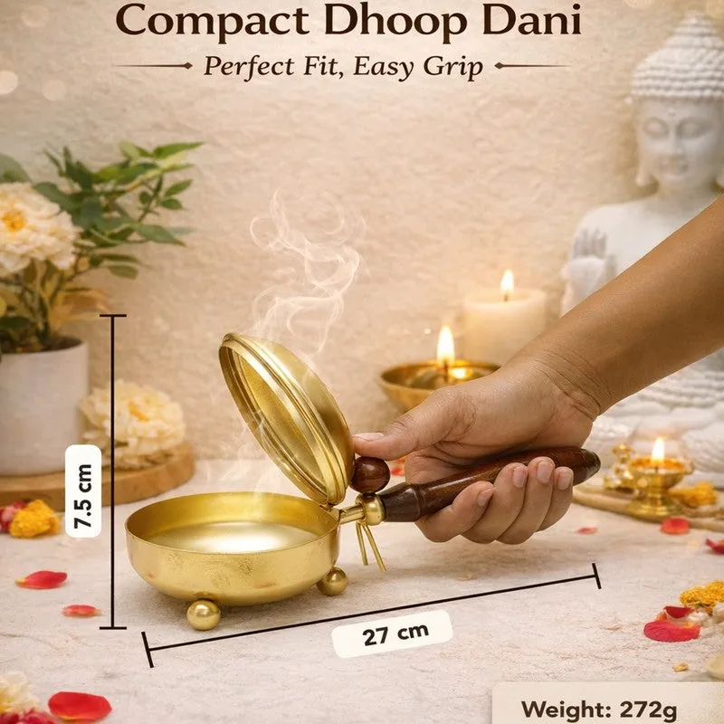 Divya Dhoop Rest Incense Holder - Gold media 6