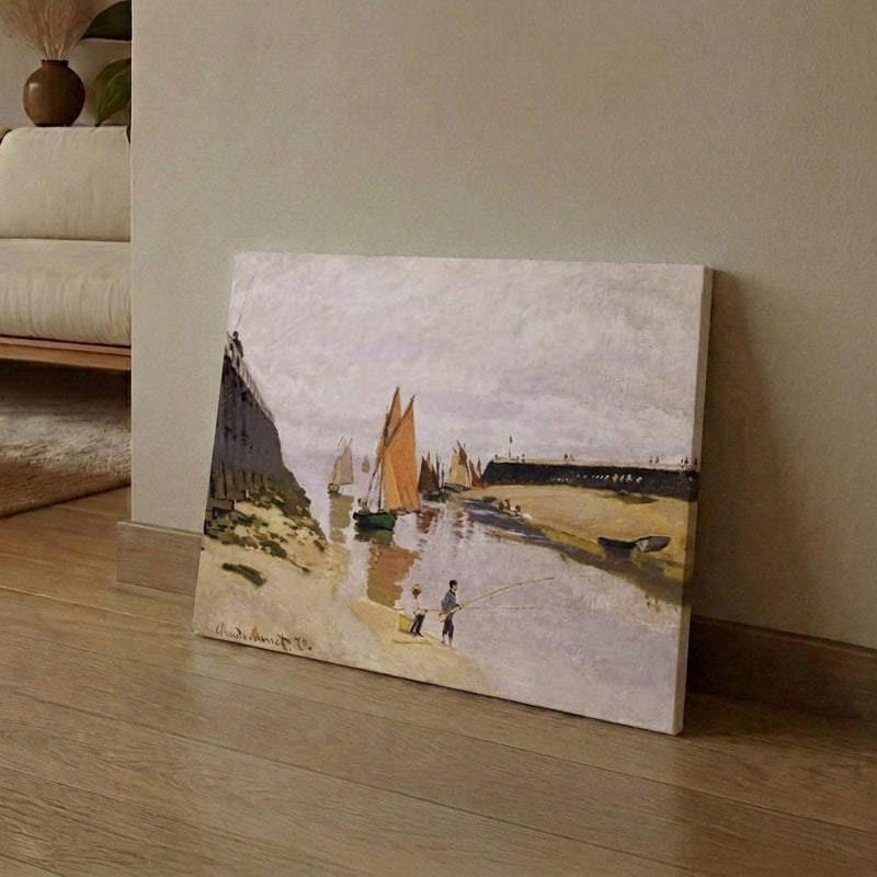 Trouville Boat Canvas Wall Art