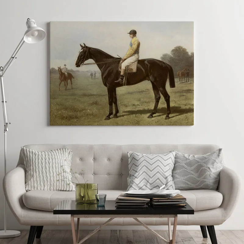 Horse & Rider Wood Wall Art media 1