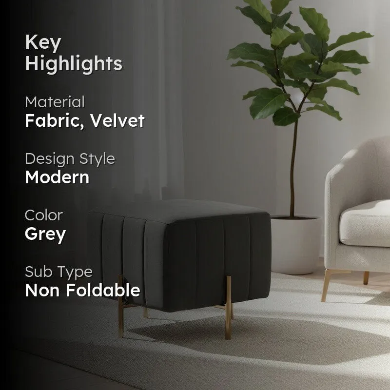 Zevion Softara Ottoman - Grey media 2