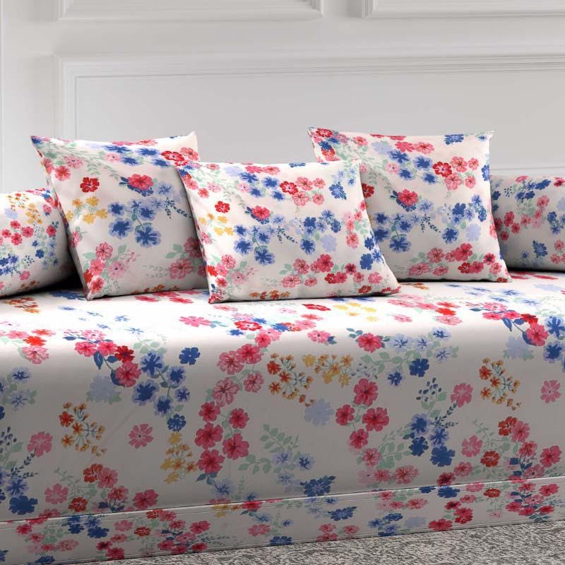 Blessed Mess Floral Diwan Set media 4
