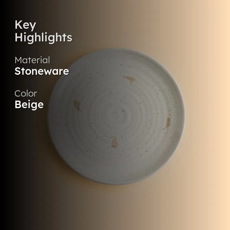 Ganga Quarter Plate (Beige) media 2