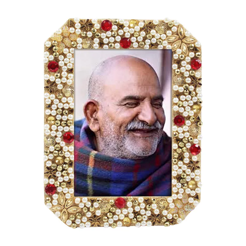 Neem Karoli Baba Ornate Photo Frame media 4