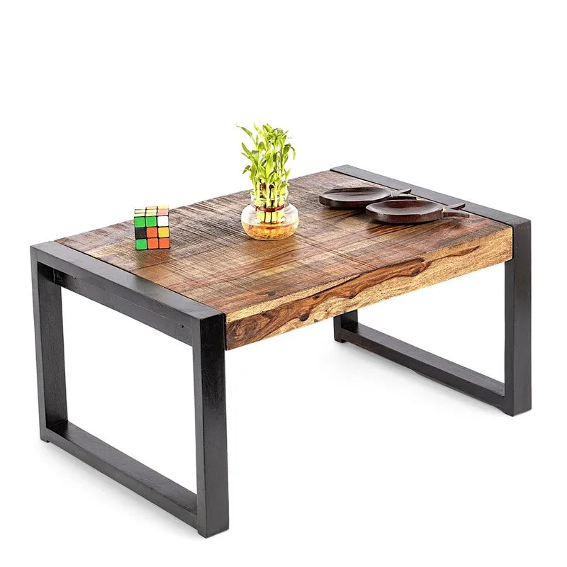 Zavex Sheesham Wooden Center Table - Brown media 4