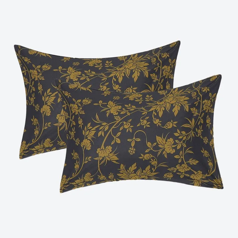 Monte Carlo Dio Mandala Cotton Bedsheet (Black,Yellow) - 104 TC media 8