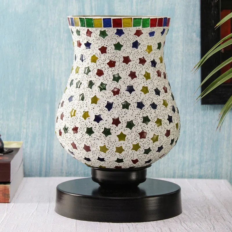 Lunara Mosaic Glass Table Lamp - Multicolor media 3