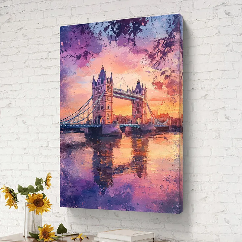 Tower Bridge Colors Wall Painting media 3