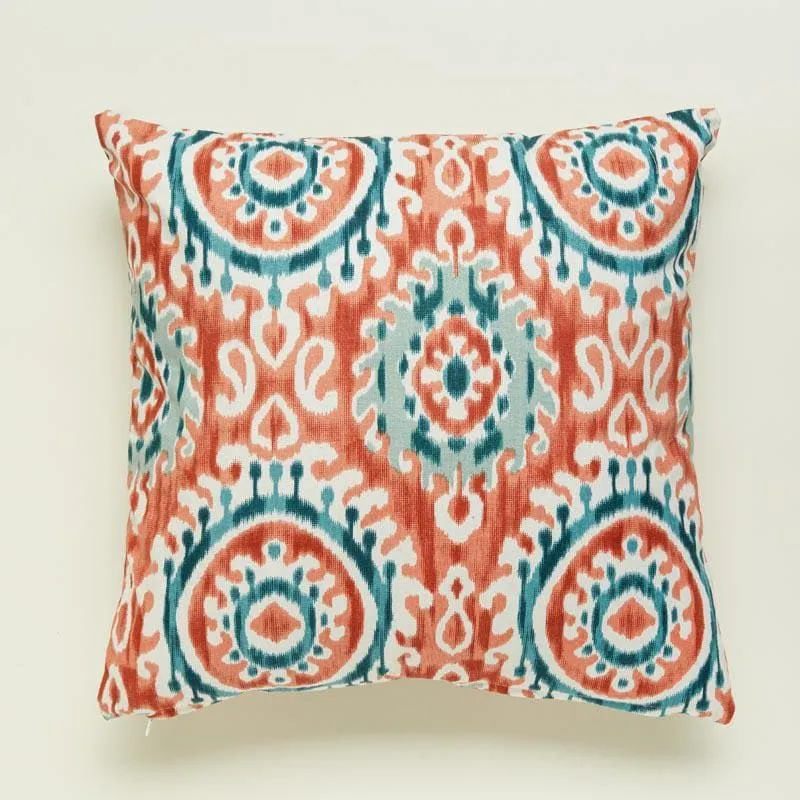 Mriksha Cushion Cover (Peach) - Set Of Five media 3