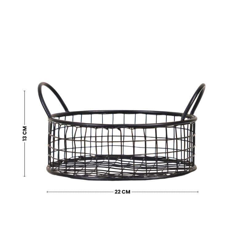Orchard Metal Oval Fruit Basket media 4